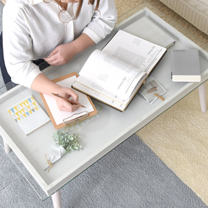 Meubles de cuisine modernes en MDF et en bois de chêne avec un design élégant, y compris une table en verre - Product Image 3