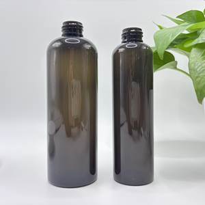 Flaconi in PET Ambrato Scuro Protettivi da 200/300ML all'Ingrosso, Contenitori Personalizzabili per Packaging di Prodotti Skincare, Siero e Olio - Product Image 2