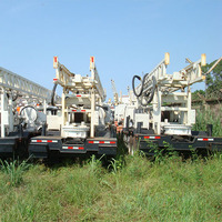 Foreuse hydraulique chinoise montée sur camion pour puits d'eau, profondeur 600m, économique