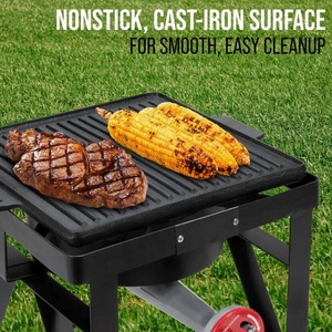 Gang đồ nấu nướng vỉ nướng Gang Bít Tết BBQ nướng vỉ nướng tấm vỉ nướng BBQ đảo ngược nướng PAN tấm - Product Image 4