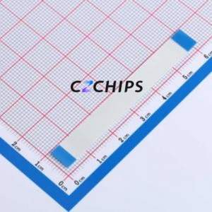 JS05A-14P-060-3-4 FFC Cable (Flexible Flat Cable) P=0.5mm Connector 14P 0.5mm 0.3mm Non-Inverting - Product Image 2