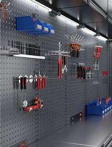 Armoire à outils d'atelier et de garage multifonctionnelle contemporaine en métal, gain de place, robuste, avec tiroirs, OEM - Product Image 3