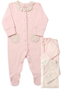 Ropa de Dormir de Manga Larga de Algodón Orgánico para Bebés y Niños Pequeños - Product Image 4