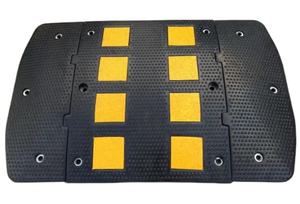 यातायात सुरक्षा और मजबूत 50 CM के साथ रबर गति टक्कर पीले कांच मनका परावर्तक/सड़क टक्कर - Product Image 2