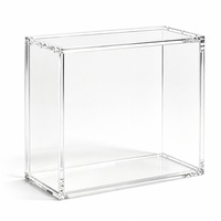 Étui de présentation en acrylique personnalisé QILI pour boîte de boosters TCG, protecteur de cartes transparent avec panneaux de 5 mm d'épaisseur