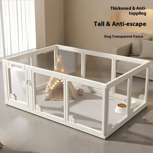 กรงสัตว์เลี้ยงพลาสติกใสสีขาว ลดราคาพิเศษ เป็นมิตรกับสิ่งแวดล้อม ใช้ได้ทั้งในบ้านและนอกบ้าน แบบปิดด้วยกระดุม สไตล์คลาสสิก รูปทรงสี่เหลี่ยม - Product Image 6