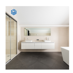 2025 Ready Made Indonesia Modern Classic Kitchen <b>Cabinets</b> with Lacquer Acrylic Doors Faucets Hinges Drawers and Backsplash - Product Image 1