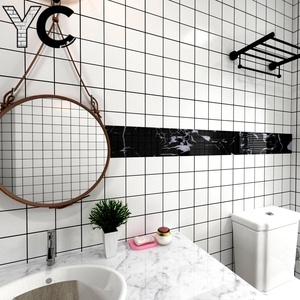 Adesivi per Battiscopa in PVC Autoadesivi, Impermeabili, Durevoli ed Ecologici, Design Geometrico Moderno per <span class=keywords><strong>Angoli</strong></span> e Pareti, Applicazione Rapida - Product Image 5