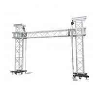 Estructura de aluminio para iluminación de escenarios, tipo poste, para cabina de DJ