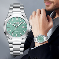 Montre-bracelet de luxe pour homme LIGE 89272, étanche, lumineuse, avec date, en acier inoxydable, montre à quartz pour homme, montre de sport