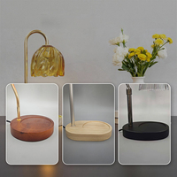 Lampe chauffe-bougie électrique en verre Molly Glory, design simple, réglable, avec minuterie, pour la décoration intérieure
