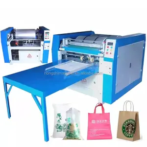 4 Farben Offset Flexo Vlies Kraft papier drucker Vlies Nylon tasche Papiertüte Karton Druckmaschine für Pizzas ch achtel