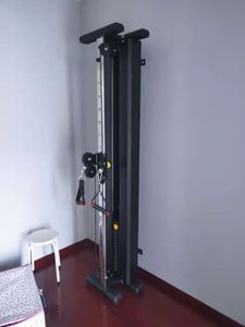 Máquina de poleas montada en la pared para gimnasio en casa, máquina extraíble de pesas libres con sistema de doble polea ajustable - Product Image 5
