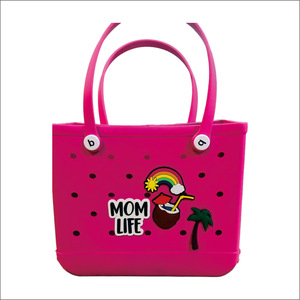 Ventes directes d'usine Designer personnalisé main femmes sac à dos bricolage Pvc chaussure fourre-tout Bogg sac accessoires breloques - Product Image 4