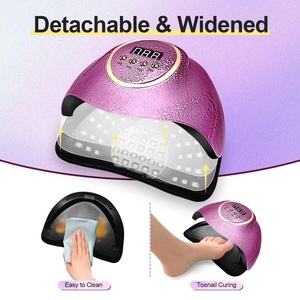 Lampe à LED UV rose pour ongles, 66 perles lumineuses, capteur automatique, 4 minuteurs, séchage rapide, pour salon et maison, manucure - Product Image 5
