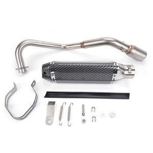 Nuevo Tubo de Escape Genérico Plateado para Motocicleta, Punta de Acero Inoxidable para Grom125 2013-2025, Mejora de Reequipamiento Trasero - Product Image 5
