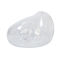 Chaise de salon transparente en PVC gonflable à siège unique pliable pour une utilisation intérieure/extérieure dans la chambre et le salon