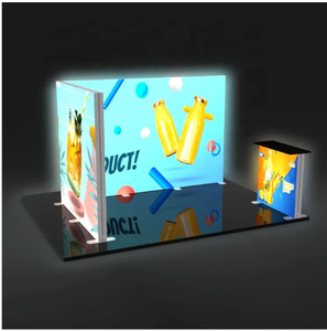 Tin tưởng 10ft x 10FT 10cm độ dày 4-5m Chiều cao thiết kế chuyên nghiệp dễ dàng lắp ráp hấp dẫn sáng Hộp đèn triển lãm thương mại hiển thị - Product Image 5