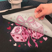 Transfert DTF Preppy Six Seven Dice Coquette Prêt à Presser Rétro Amusant Saint-Valentin à Repasser pour T-shirts et Tasses