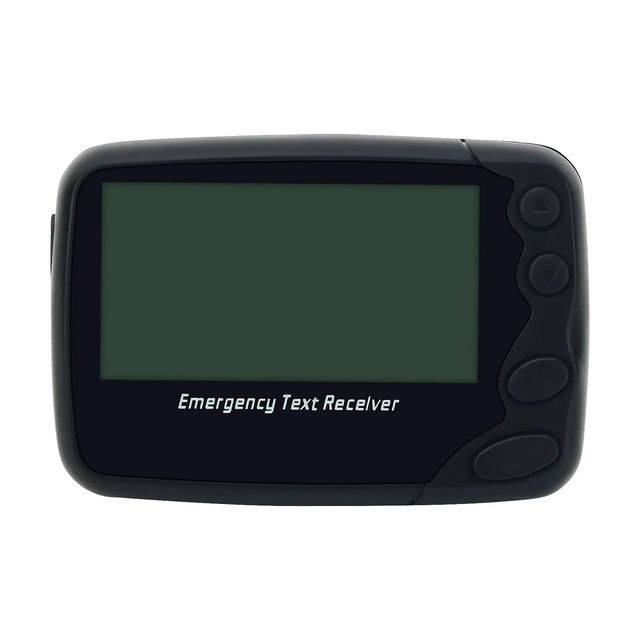Wireless Staff Call Pager POCSAG Satff Paging System Beeper Pager Emergency Text Receiver Beeper 4 Lines AlphaNumeric Pager