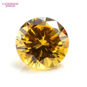 Synthetic Colored Zircon Round Loose Stone White For Jewelry Making - Product Image 4