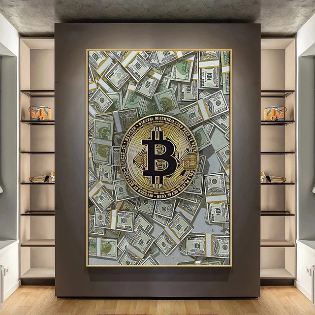 Abstract Wall Art Canvas Painting Money Dollars Nordic Wall Art Posters Prints Wall Picture Home Cuadros Decor