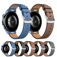 Gelang Kulit Sintetis 22mm dengan Gesper Pin Elite untuk Pria, Kompatibel dengan Garmin Forerunner Venu Series, Desain Sport Loop