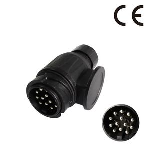 Conector de <span class=keywords><strong>Remolque</strong></span> Europeo de Alta Calidad, Adaptador de <span class=keywords><strong>Remolque</strong></span> de 12v, <span class=keywords><strong>Enchufe</strong></span> de <span class=keywords><strong>13</strong></span> Pines para Cableado de <span class=keywords><strong>Remolque</strong></span> - Product Image 2
