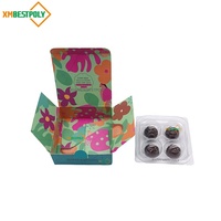 Boîtes cadeaux personnalisées pour Brigadeiros, 4 packs, emballage en papier, boîte pliante, boîtes à chocolat truffé avec insert pour bonbons sucrés
