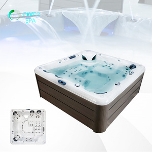 Nuova Vasca Idromassaggio di Lusso <span class=keywords><strong>per</strong></span> Esterni 2026 <span class=keywords><strong>per</strong></span> 6 Persone, con Guscio in Acrilico, Sistema di Controllo Balboa e Gradini - Product Image 3