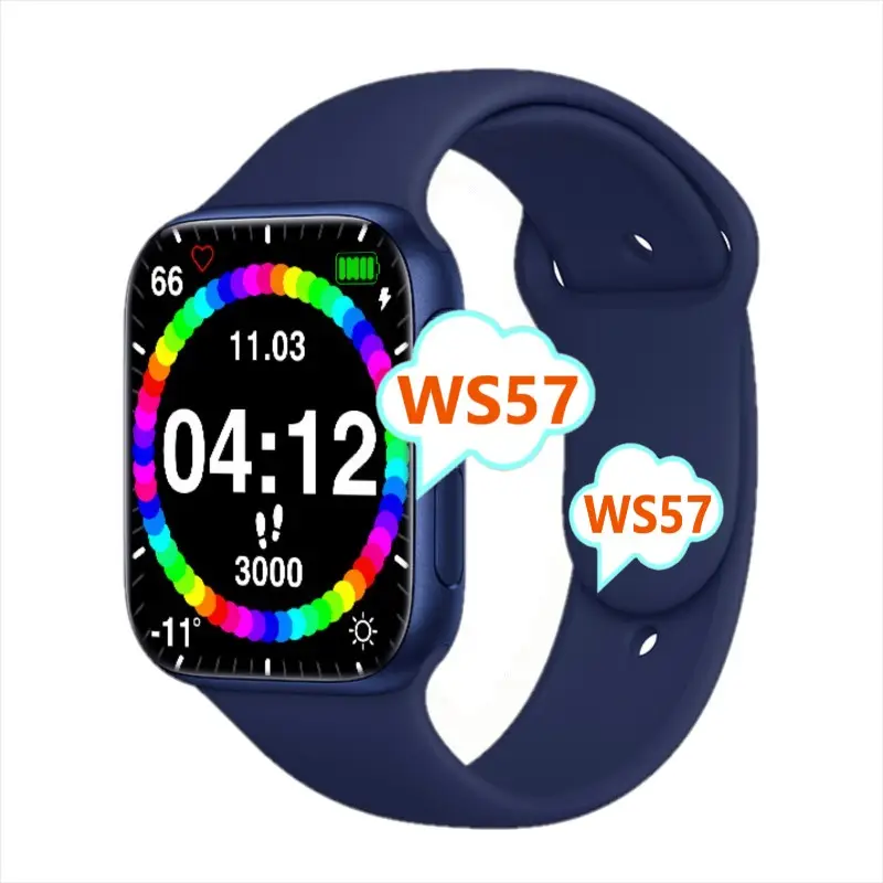 Seri watch 7 8 smartwatch ws57 upgrade x16 pro iwo 12 13 2.0" big screen x16pro ws57 watch7 series 7 8 smart watch with play