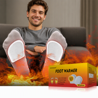 Chauffe-pieds portables légers certifiés CE, chauffe-doigts jetables activés par l'air, coussinets chauffants instantanés, emballage personnalisé pour