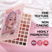 Palette de fards à paupières Julystar Professional Makeup Charming Pearlescent Matte Long Lasting Natural Nude 63 couleurs