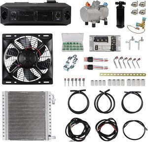 ชุดระบบแอร์รถยนต์ TELCOOL 12V 750W 8750BTU สำหรับติดตั้งบนแผงหน้าปัด ระบบทำความเย็นและความร้อน สำหรับรถบรรทุก/รถบ้าน/รถตู้/รถเก๋ง รถยนต์โบราณ รถขุด แบบแยกส่วน - Product Image 6