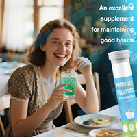 Complément alimentaire en comprimés effervescents de probiotiques et prébiotiques OEM ODM pour renforcer le système immunitaire et améliorer la santé digestive, formule personnalisée