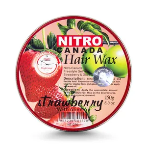 In Voorraad 150Ml Olijf Professionele Fruit Mode Beste Olijf Natuurlijke Pommade Nitro Canada Styling Private Label Haar Wax