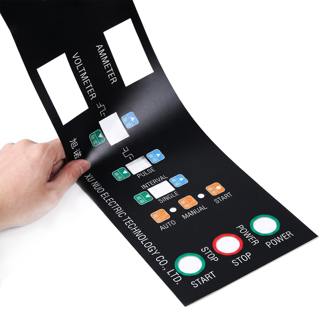 OEM Decorative Acrylic Panel Custom Label Plastic Screen Printing Stickers Smart Touch Screen Graphic Overlay Gift Craft CN
