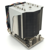 COOLSERVER SP3 4UP42 AMD Radiateur multiplateforme 4U 6 caloducs Refroidisseur d'air pour serveur Ventilateur de refroidissement CPU Cuivre pur en bas TDP 300W