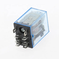 220/240V AC 10A 8PIN Relay daya koil DPDT LY2NJ HH62P HHC68A-2Z dengan dasar soket