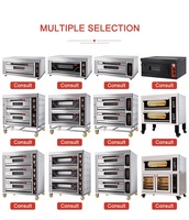 Fours de Cuisson Commerciaux à Gaz et Électriques, 1, 2, 3, 4 Étages, 1, 2, 3, 4, 6, 9 Plaques, pour Pain, Gâteaux et Pizzas