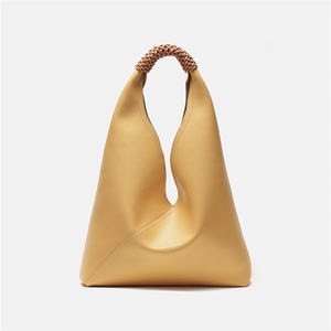 OEM ODM personalizado tendencia de lujo diseñador cubo bolsos hombro cuero genuino mujeres bolsas de mano - Product Image 2