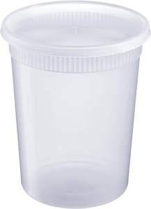 Contenitore Ecologico per Zuppa da 32 Oz in PP, Diametro 98mm, con Coperchio, per Uso Esterno e Picnic - Product Image 1