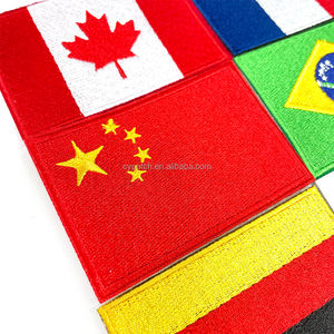 Parche Bordado con Bandera de País, Ideal para Entusiastas de los Viajes, para Decorar Gorras, Bolsos y Chaquetas - Product Image 3