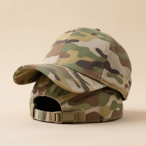 Biểu Tượng Tùy Chỉnh Ngụy Trang Ngoài Trời Mũ Thêu Multicam Mũ Bóng Chày Thể Thao Cho Nam Giới - Product Image 1