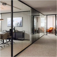 Cloisons de bureau insonorisées en aluminium, design moderne, construction durable et écologique, isolation acoustique 45 dB pour les écoles