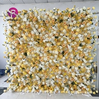 8ft décoration murale photomaton fond fleur décoration retrousser tissu base fleur boule pour fête fournitures mariage décor