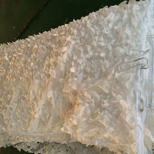 Zennison <span class=keywords><strong>210D</strong></span> 420D hai lớp che nắng che ngoài trời trang trí màu trắng/tuyết ngụy trang lưới bán buôn làm polyester bền - Product Image 5