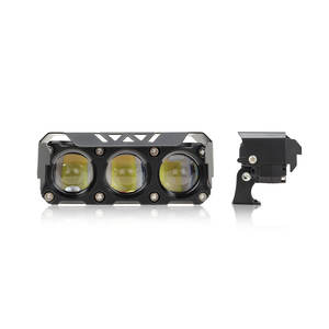 Luces Antiniebla para Motocicleta Súper Brillantes de 3 Lentes, 30 W, 12 V, Nuevas, LED Amarillo Blanco, Foco Auxiliar, Mini Luz de Conducción - Product Image 2