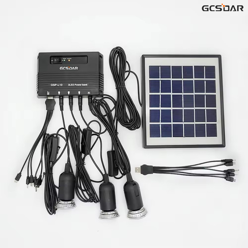 GCSOAR XT-5000A CE for Intelligent High-Capacity Portable Mobile Power Mini Solar Home System Polycrystalline Silicon · image 2