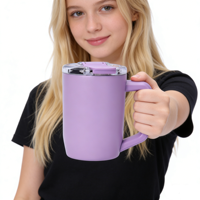 Tasses et gobelets isothermes en acier inoxydable en gros – Bouteille thermos de voyage isolée avec poignée pour café
